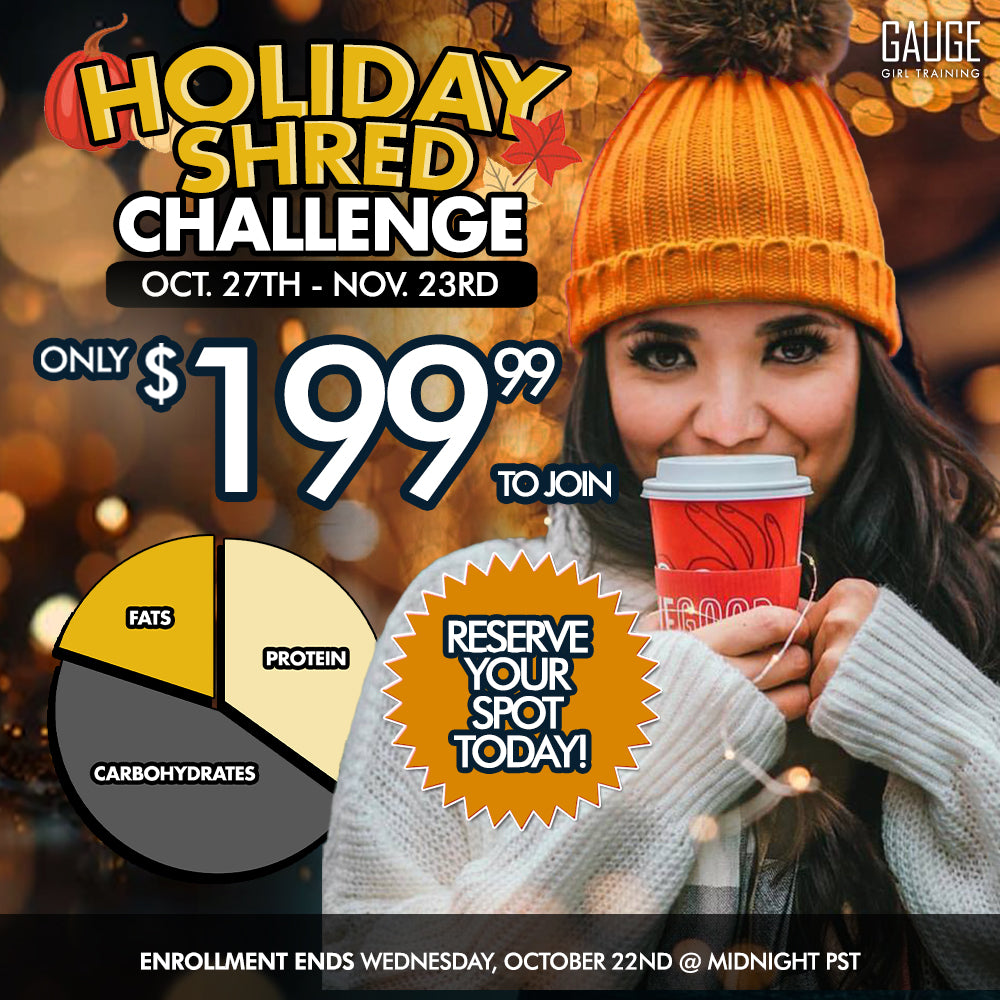 2025 4-Week Holiday Shred Challenge (10/27 - 11/23/25)