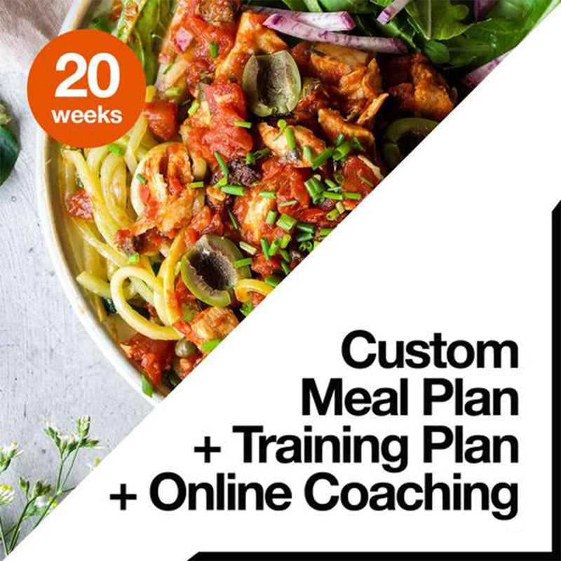 20 Week Custom Meal Plan + Custom Training Plan + Online Coaching