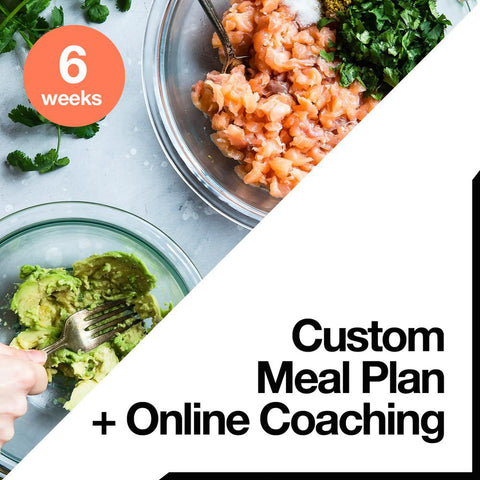 VIP - 6 Months Custom Meal Plan + Custom Training Plan + Online Coaching